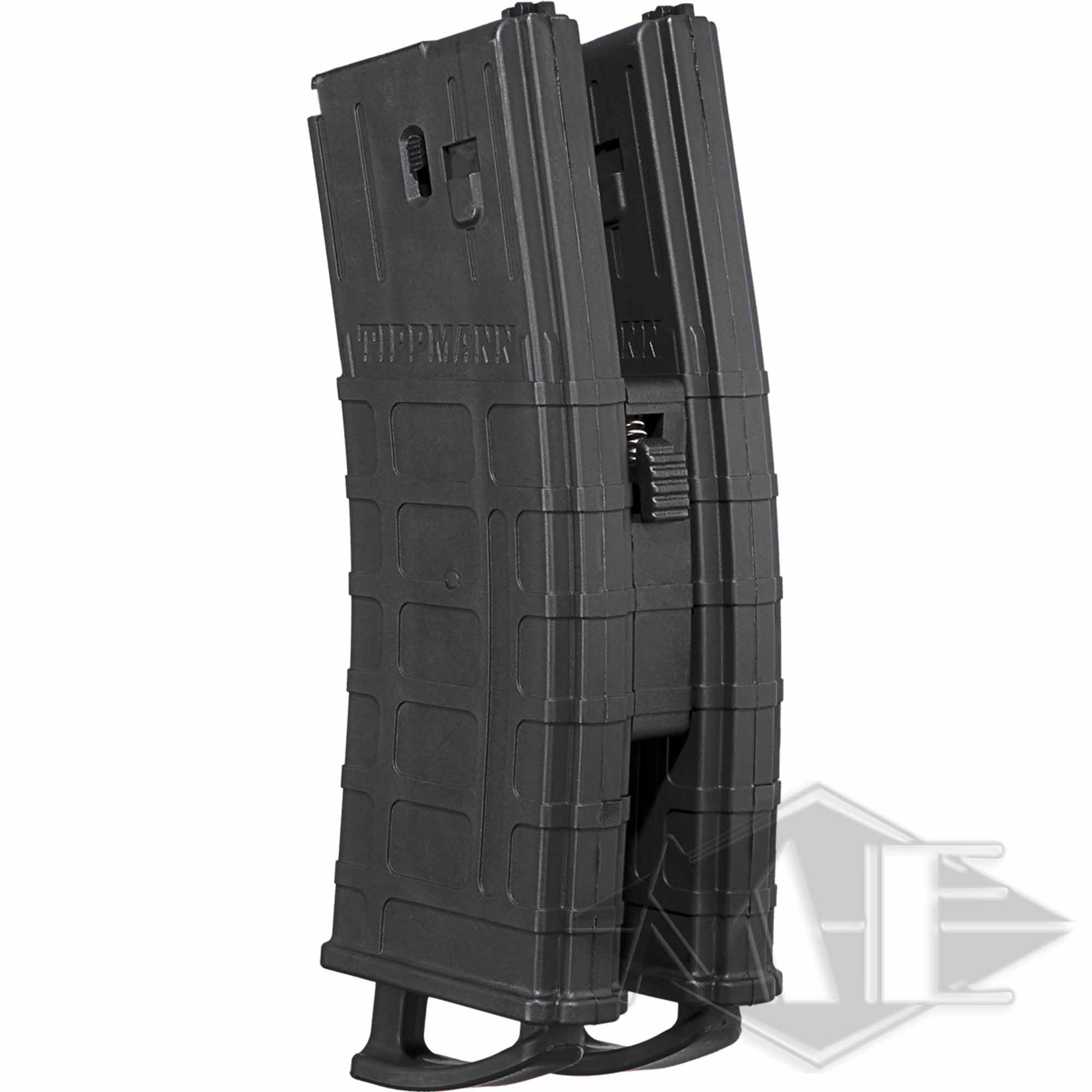Tippmann TMC Magazin mit Magazinverbinder, schwarz - 2er Pack Tippmann TMC Magazin mit Magazinverbinder, schwarz - 2er Pack